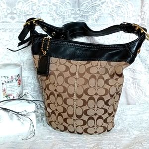 COPY - Authentic Coach, Brown leather, medium